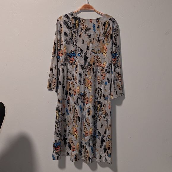 3free(from boutique) Drawstring Waist Dress Sz S/M - Picture 3 of 8